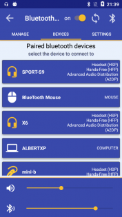 Bluetooth Audio Widget Battery 4.0. Скриншот 5