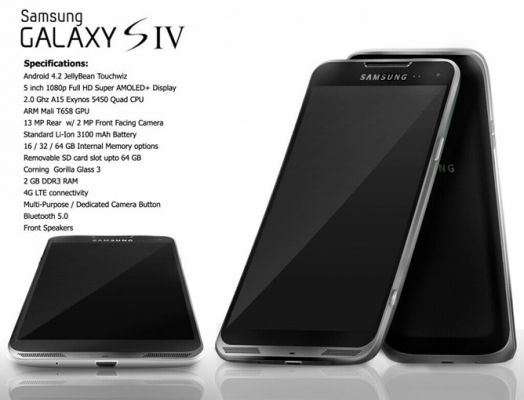 "Floating touch" у Samsung — Galaxy S IV?