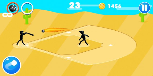 Stickman Baseball 1.18. Скриншот 7