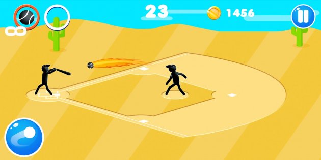 Stickman Baseball 1.19. Скриншот 7