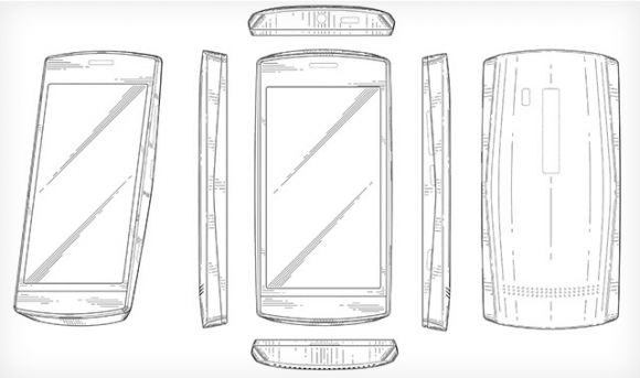 Nokia запатентовала дизайн для будущего смартфона