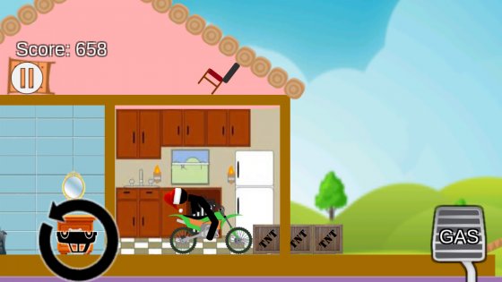 Happy wheels stickman 0.0.8. Скриншот 3