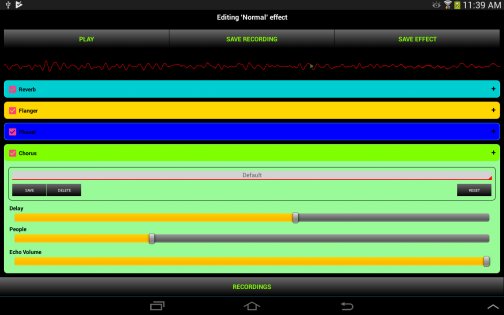 Voice Changer Trial 42.0. Скриншот 8