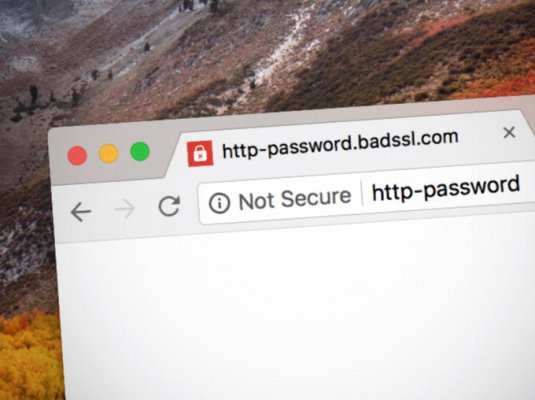 Google Chrome начал отмечать HTTP-сайты как небезопасные