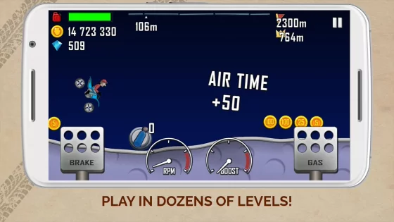 Hill Climb Racing 1.66.0. Скриншот 5
