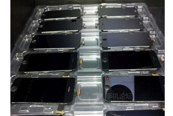 Первые фотографии комплектующих к iPhone 5S