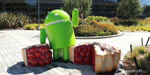 Google представила новую статую для Android 9 Pie