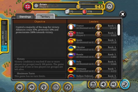 Demise of Nations 1.39.261. Скриншот 8
