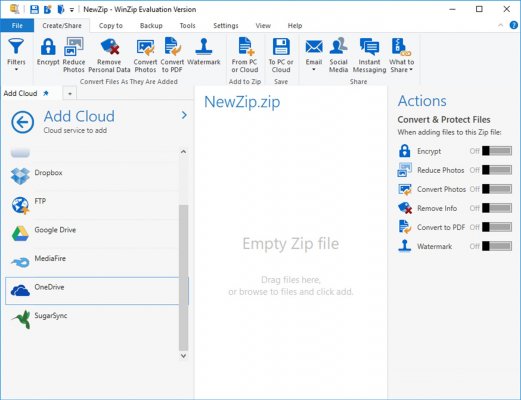 Классический архиватор WinZip доступен в Microsoft Store
