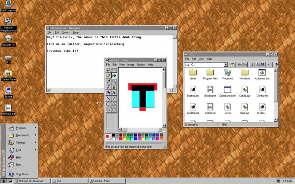 Запустить Windows 95 теперь можно в два клика — время ностальгировать