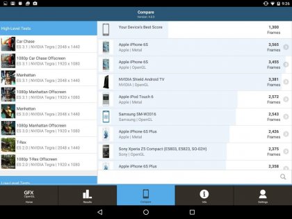 GFXBench Benchmark 5.1.1. Скриншот 15