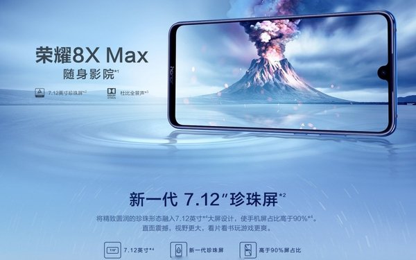 Рассекречены характеристики и внешний вид огромного Honor 8X Max