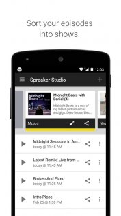 Spreaker Studio – подкастерная в смартфоне 1.30.2. Скриншот 4
