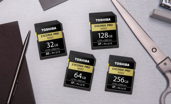 Toshiba выпустила водонепроницаемые SD-карты для записи и хранения 8K-видео