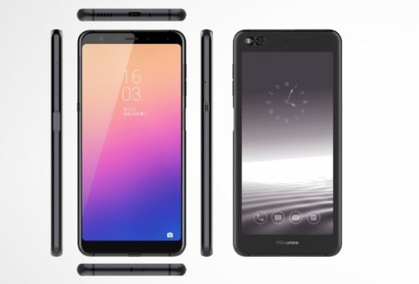 Hisense представила смартфон с двумя дисплеями в стиле YotaPhone