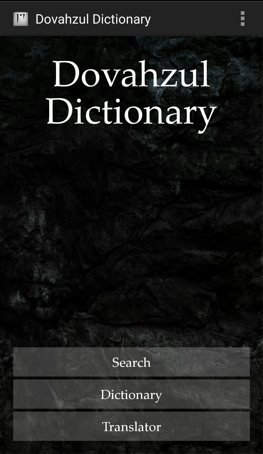 Dovahzul Dictionary