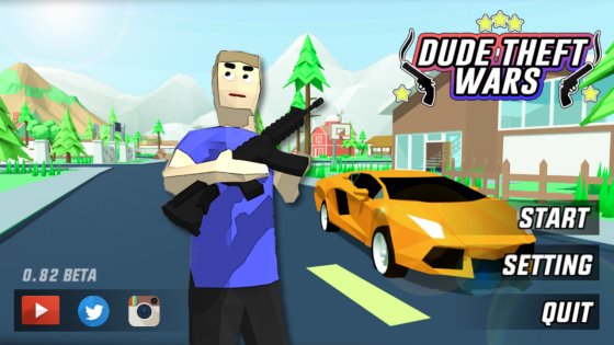 Dude Theft Wars 0.9.0.9c8. Скриншот 2