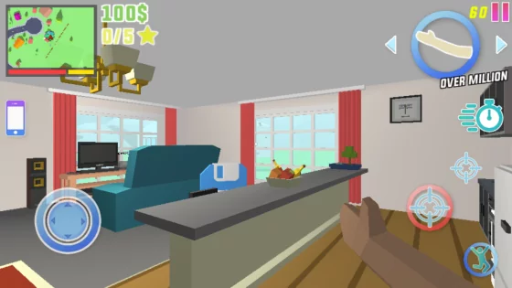 Dude Theft Wars 0.9.0.9e2. Скриншот 3