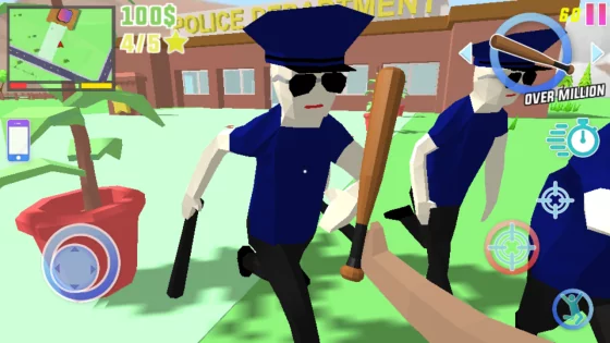 Dude Theft Wars 0.9.0.9e2. Скриншот 10