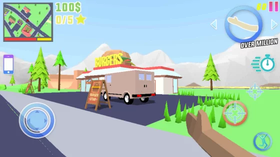 Dude Theft Wars 0.9.0.9e2. Скриншот 14