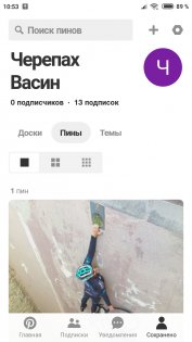 Pinterest 13.25.0. Скриншот 7