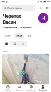 Pinterest 13.5.0. Скриншот 7