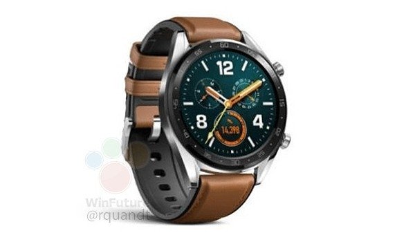 Стильные часы Huawei Watch GT Classic показались на рендере