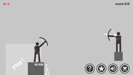 Stickman Bowmasters 2.0. Скриншот 1