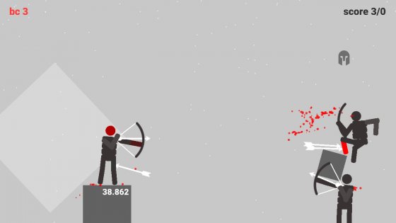 Stickman Bowmasters 2.0. Скриншот 4