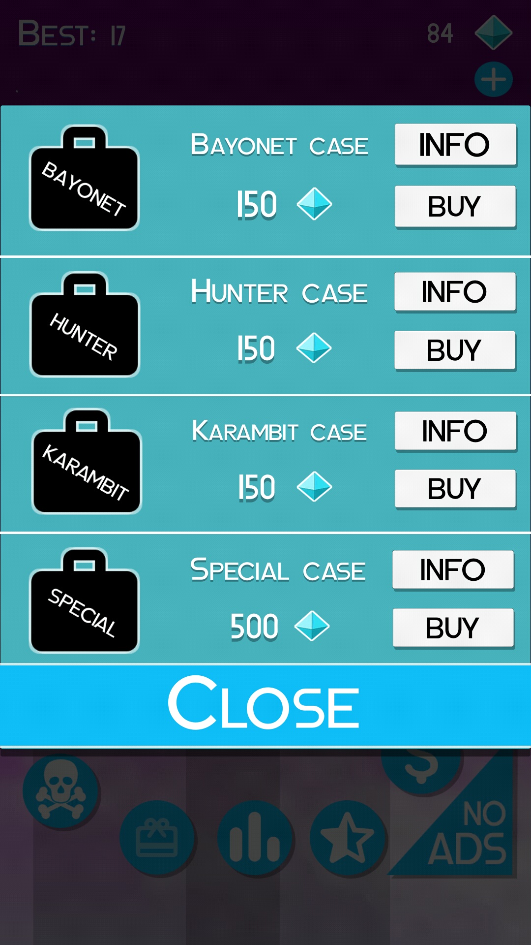 Strike Knives 1.5.9. Скриншот 3
