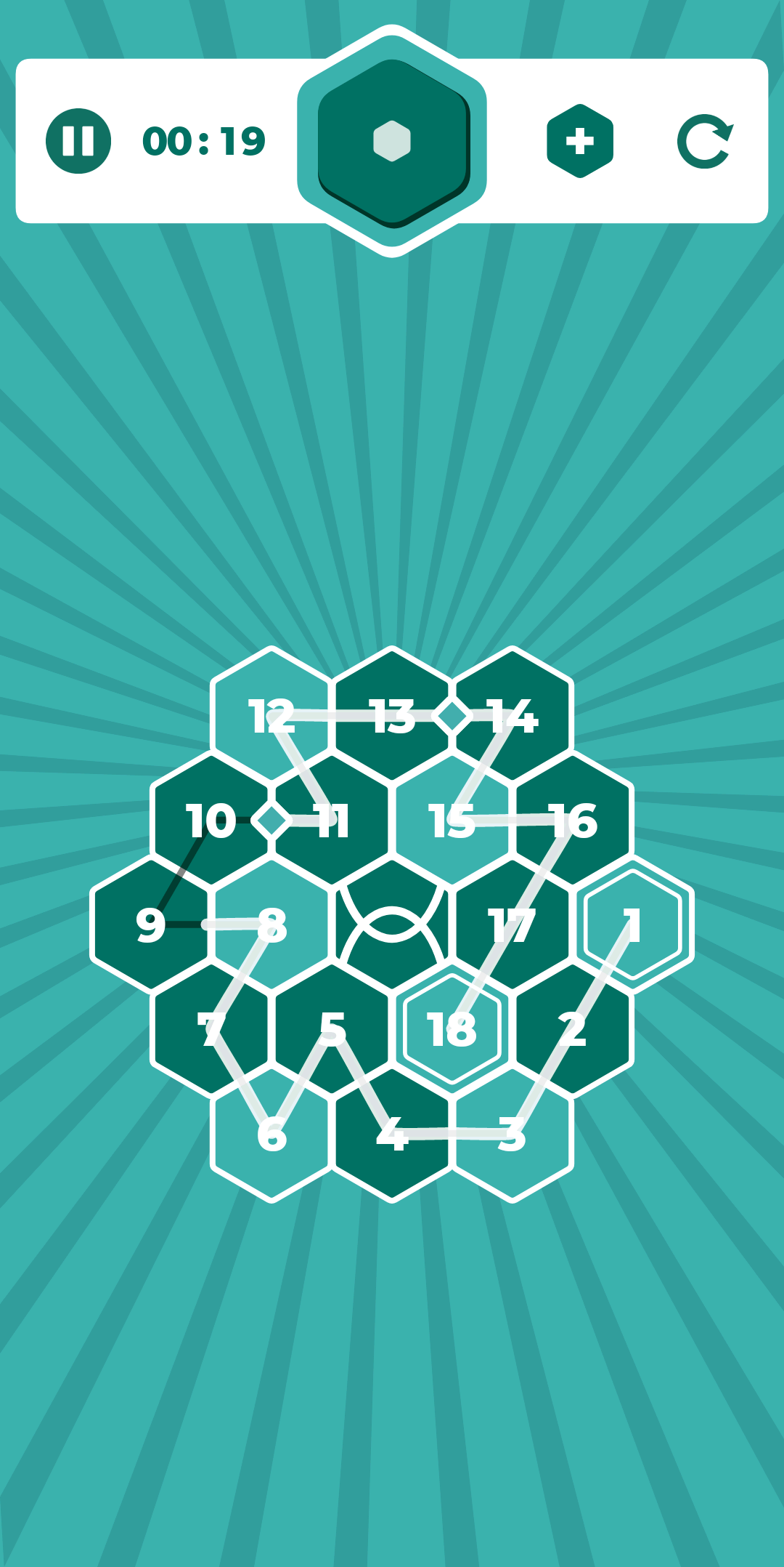 Number Mazes: Rikudo Puzzles 1.7.3. Скриншот 4