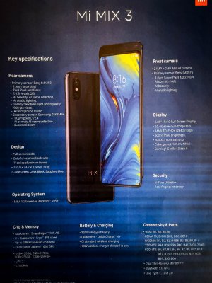 Mi MIX 3: первый взгляд на имиджевую новинку Xiaomi