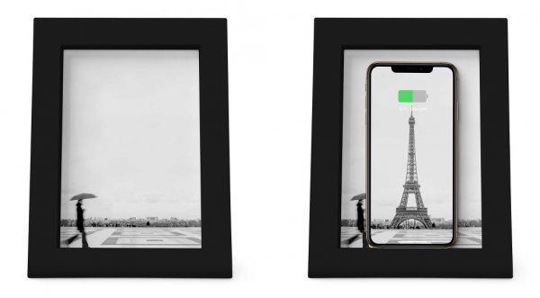 PowerPic — беспроводная Qi-зарядка, спрятанная в фоторамке