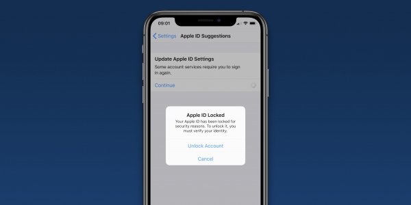 В сети появились сообщения о массовой блокировке Apple ID