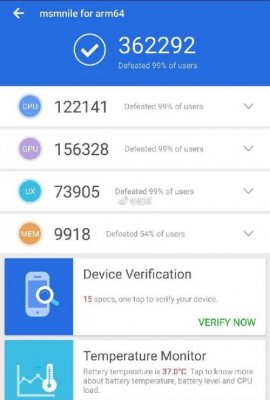 Snapdragon 8150 обогнал Huawei Kirin 980 и Apple A12 Bionic в AnTuTu