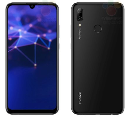 Huawei P Smart 2019 показался на официальных рендерах. Характеристики также известны