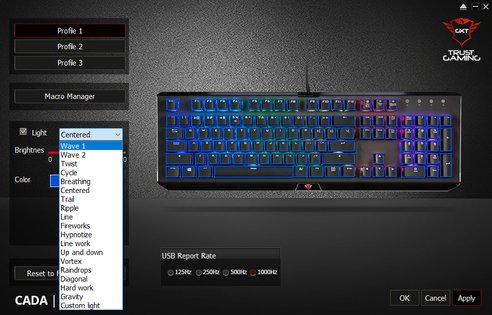 Обзор игровой клавиатуры Trust GXT 890 Cada RGB