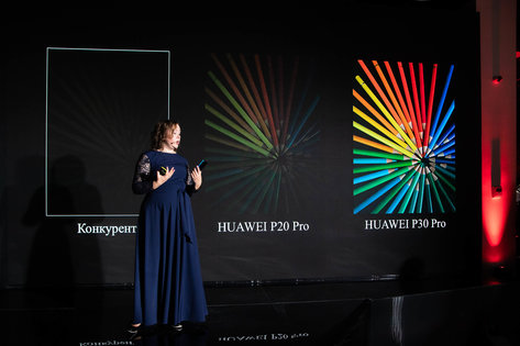 Смартфоны Huawei P30 представили в Москве