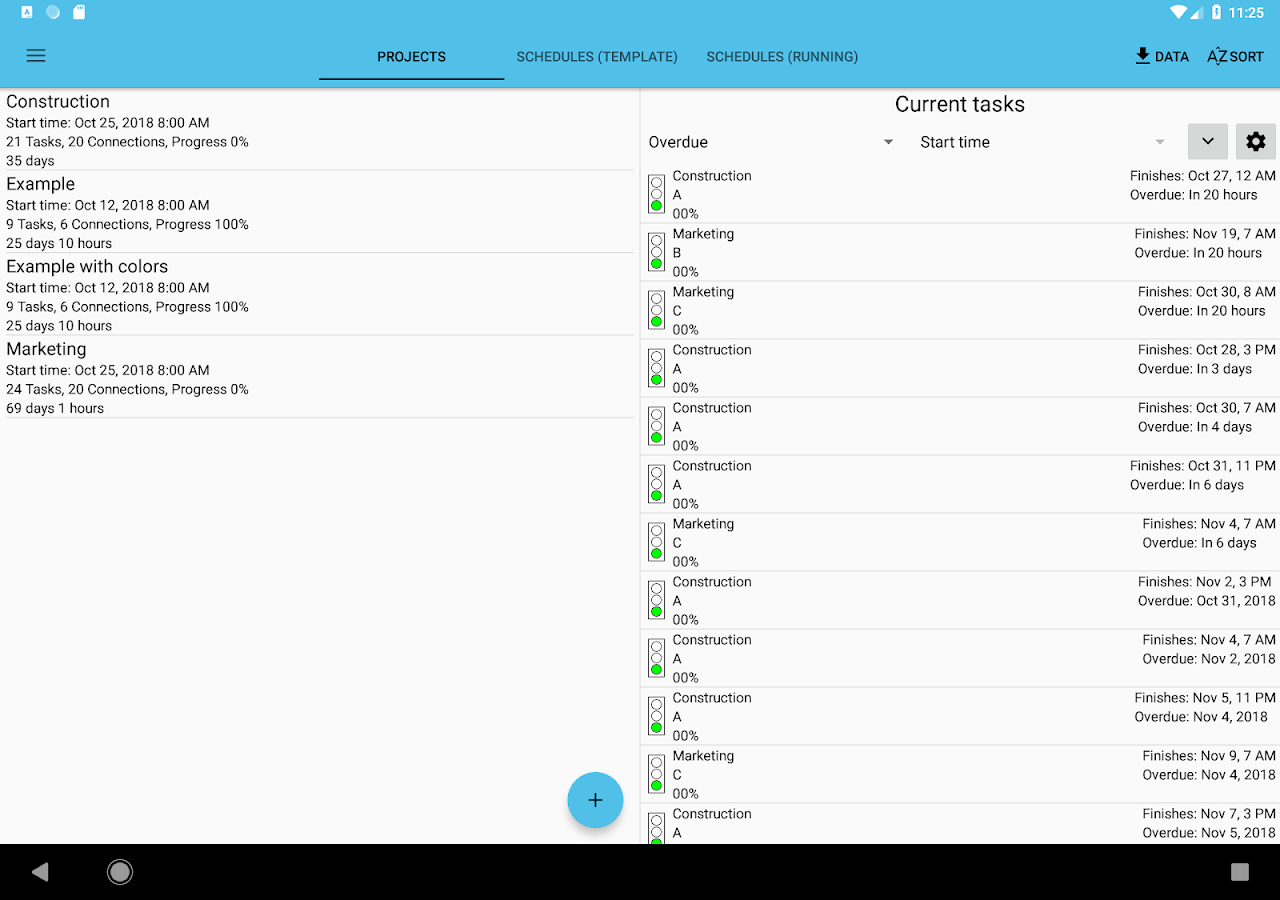 Project Schedule IAP 2.10. Скриншот 5