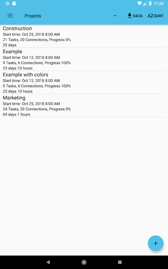 Project Schedule IAP 2.10. Скриншот 9