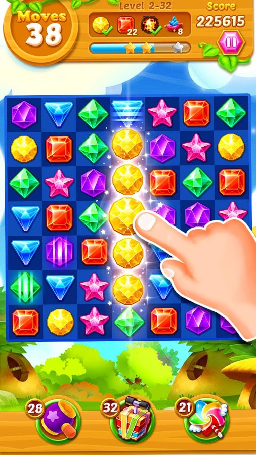 Jewels Crush Legend 7.7.1301. Скриншот 3
