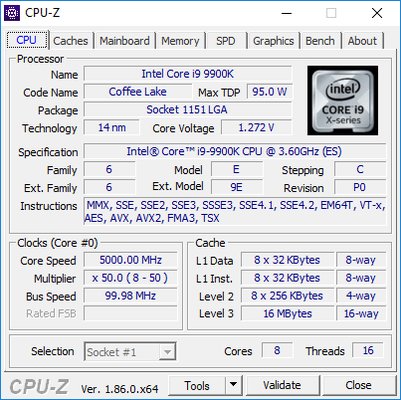 Новый флагман Intel Core i9-9900K и его младший брат Core i7-9700K