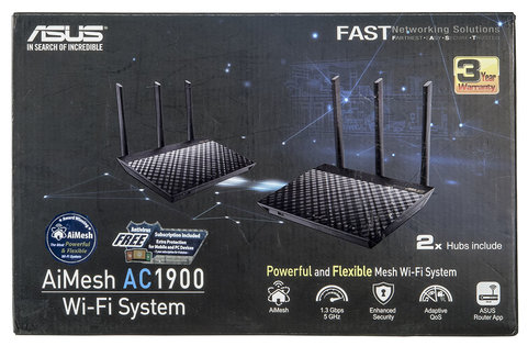 MESH-система ASUS AiMesh-AC1900 из двух роутеров