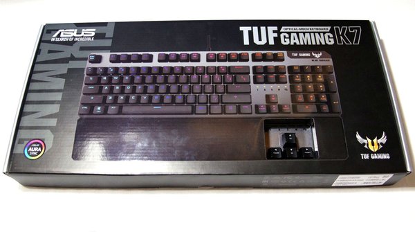 Тест игровой клавиатуры ASUS TUF Gaming K7: механика с огоньком