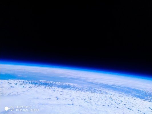 Redmi Note 7 побывал в стратосфере и вернулся обратно