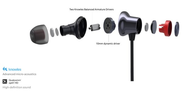 OnePlus анонсировала наушники Bullets Wireless 2