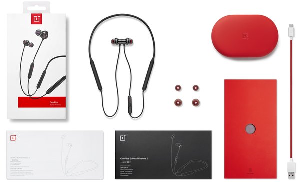 OnePlus анонсировала наушники Bullets Wireless 2