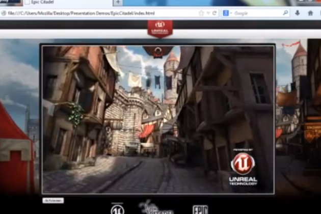 Mozilla и Epic Games портировали движок Unreal Engine 3 в браузер