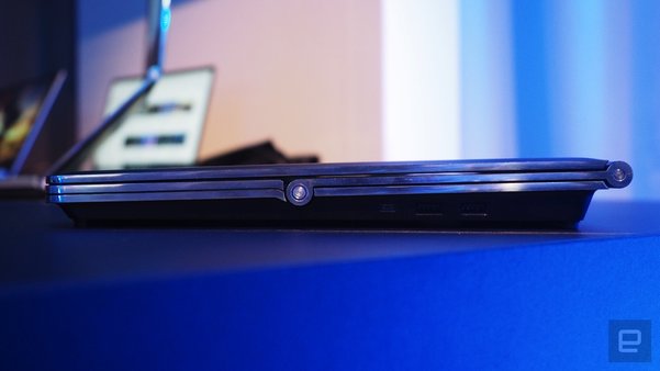 Intel показала прототип игрового ноутбука Honeycomb Glacier с двумя трансформируемыми экранами