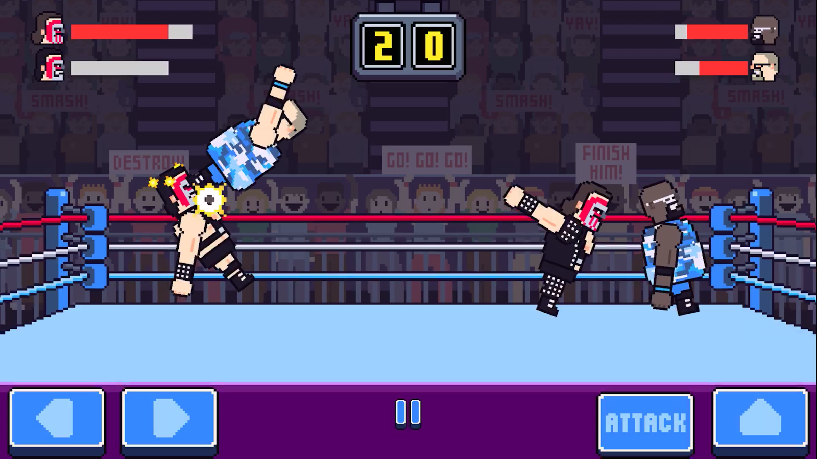 Rowdy Wrestling 1.1.8. Скриншот 2